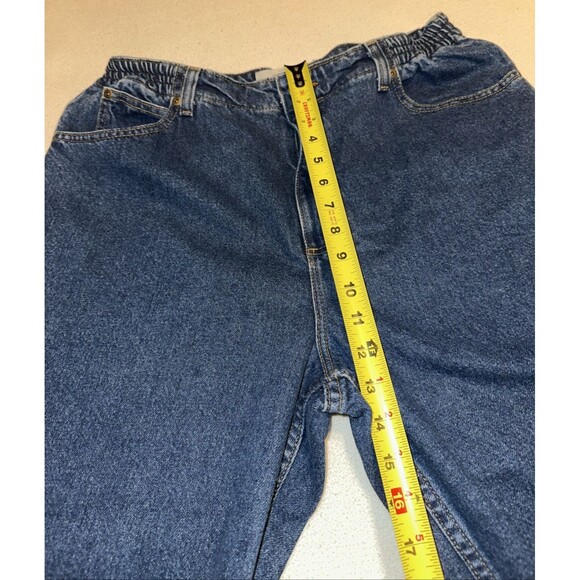 LL Bean Double L Jeans Women’s 16P Blue Comfort Waist Relaxed Fit - Picture 9 of 11